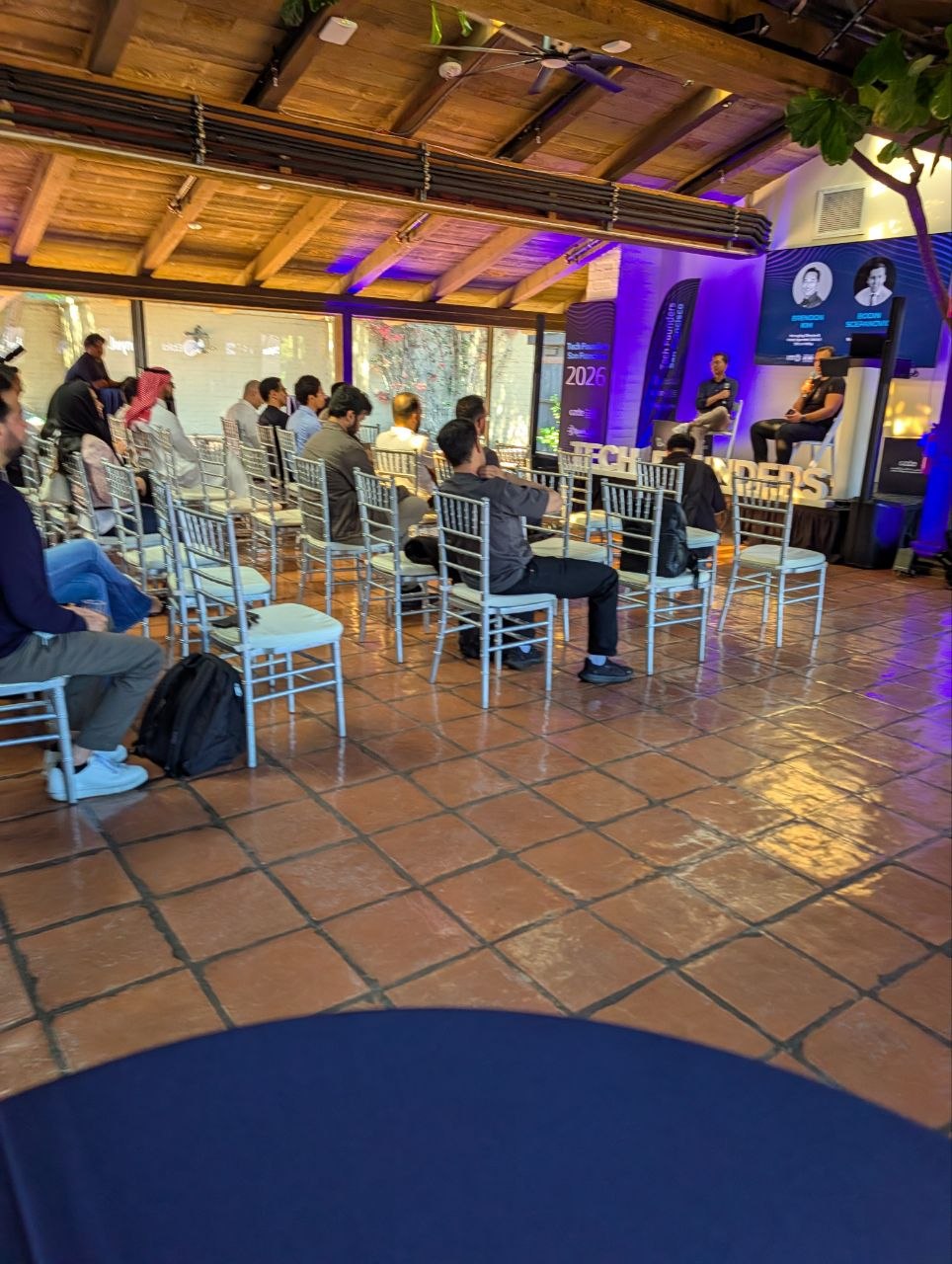 Fireside chat and investor panel session at Tech Founders San Francisco 2026